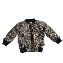 Load image into Gallery viewer, Rock your kid leopard bomber jacket (2Y)
