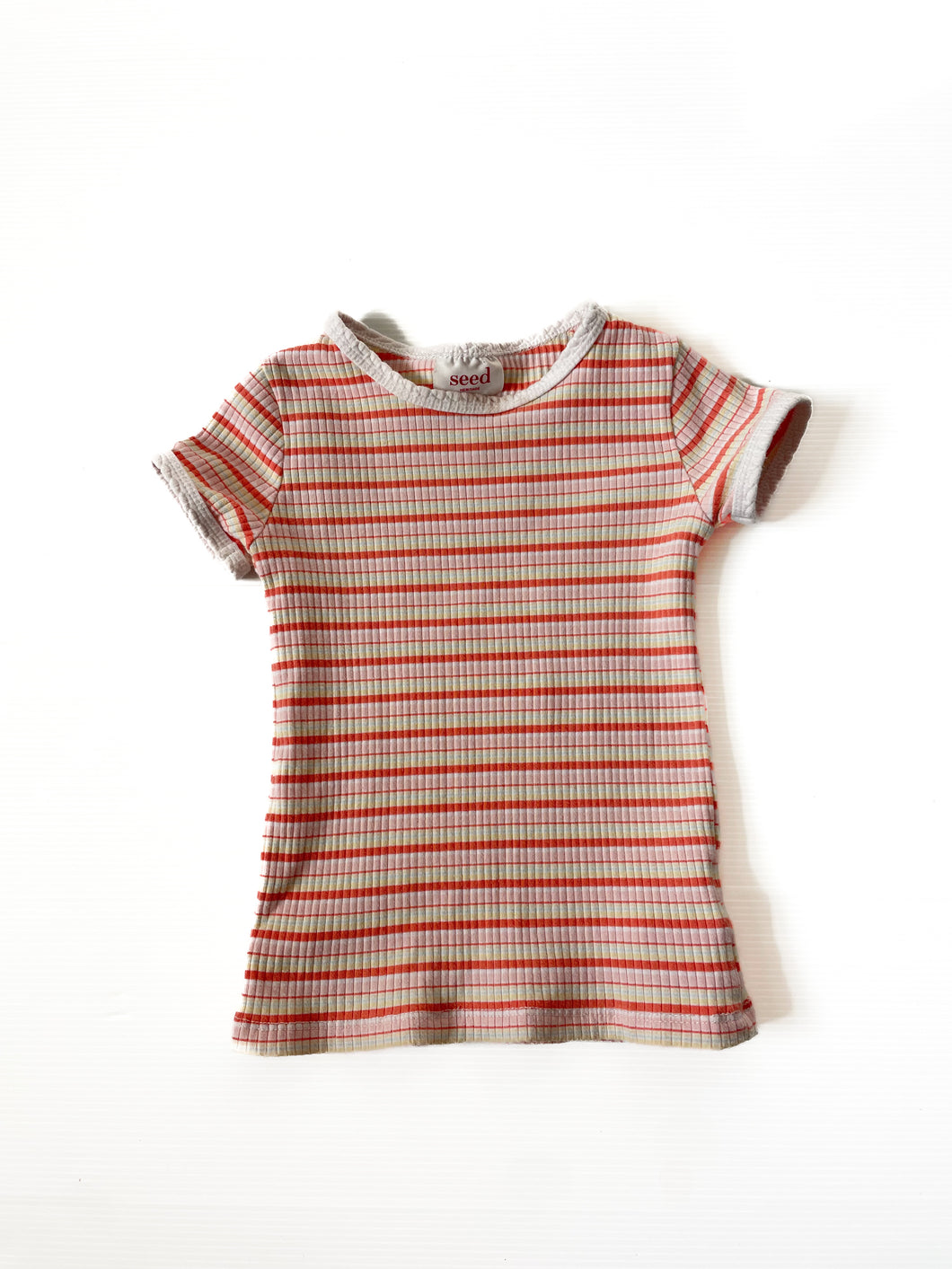 Ribbed seed T-shirt (3Y)