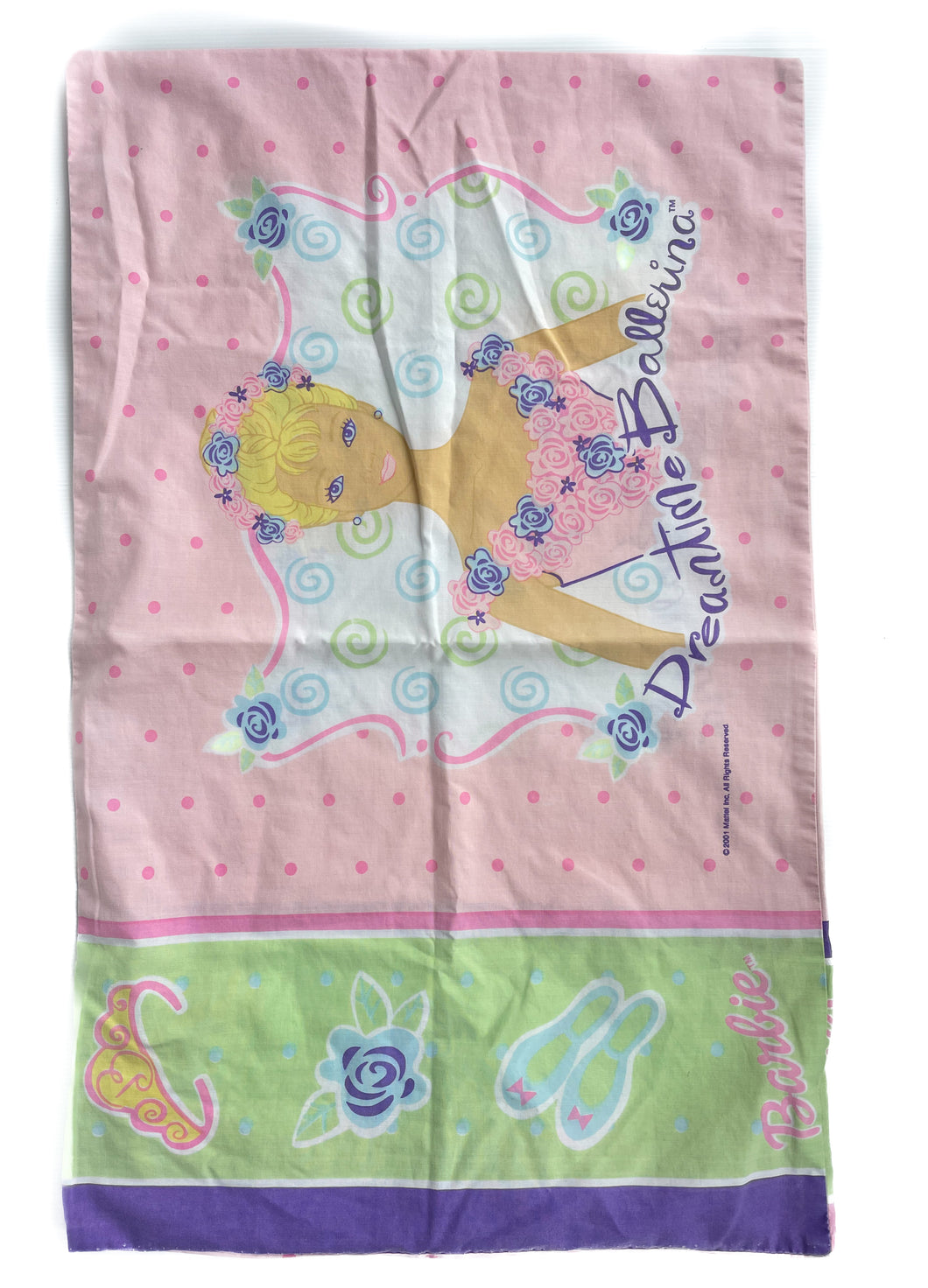 2001 barbie pillow case