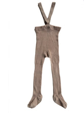 Load image into Gallery viewer, Mile brown beige  tights with braces (2-3Y)
