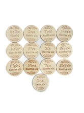 Load image into Gallery viewer, Wooden milestones
