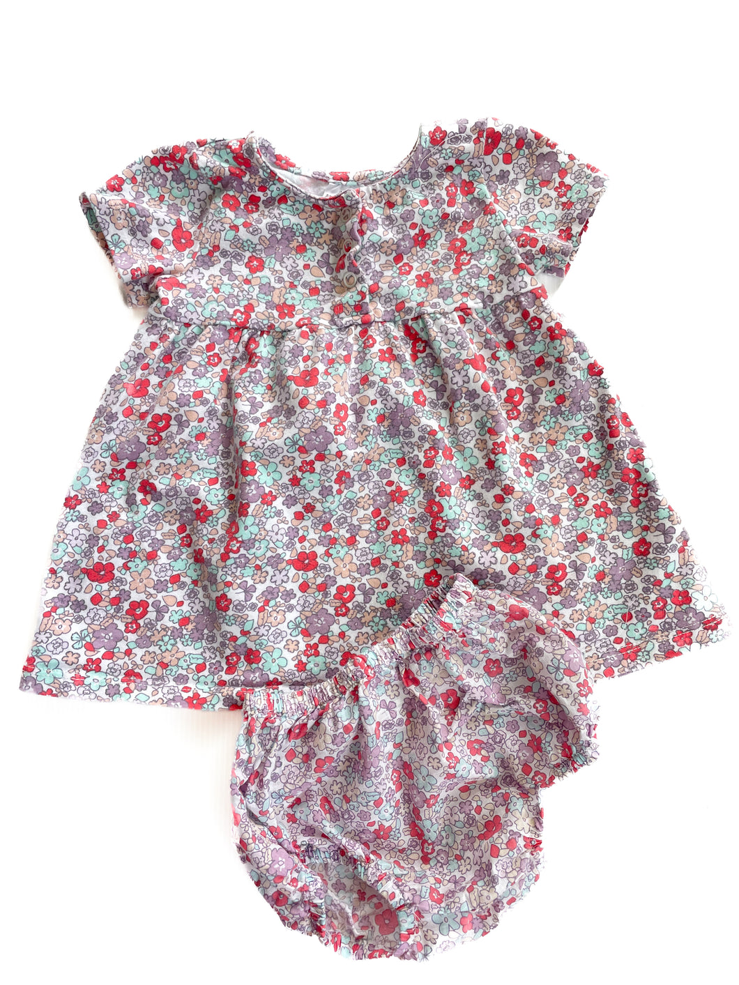 Cotton on dress & bloomers (3-6M)