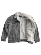 Load image into Gallery viewer, Sherpa lined denim jacket (8Y)
