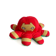 Load image into Gallery viewer, Iron man/ hulk interchangeable octopus plush
