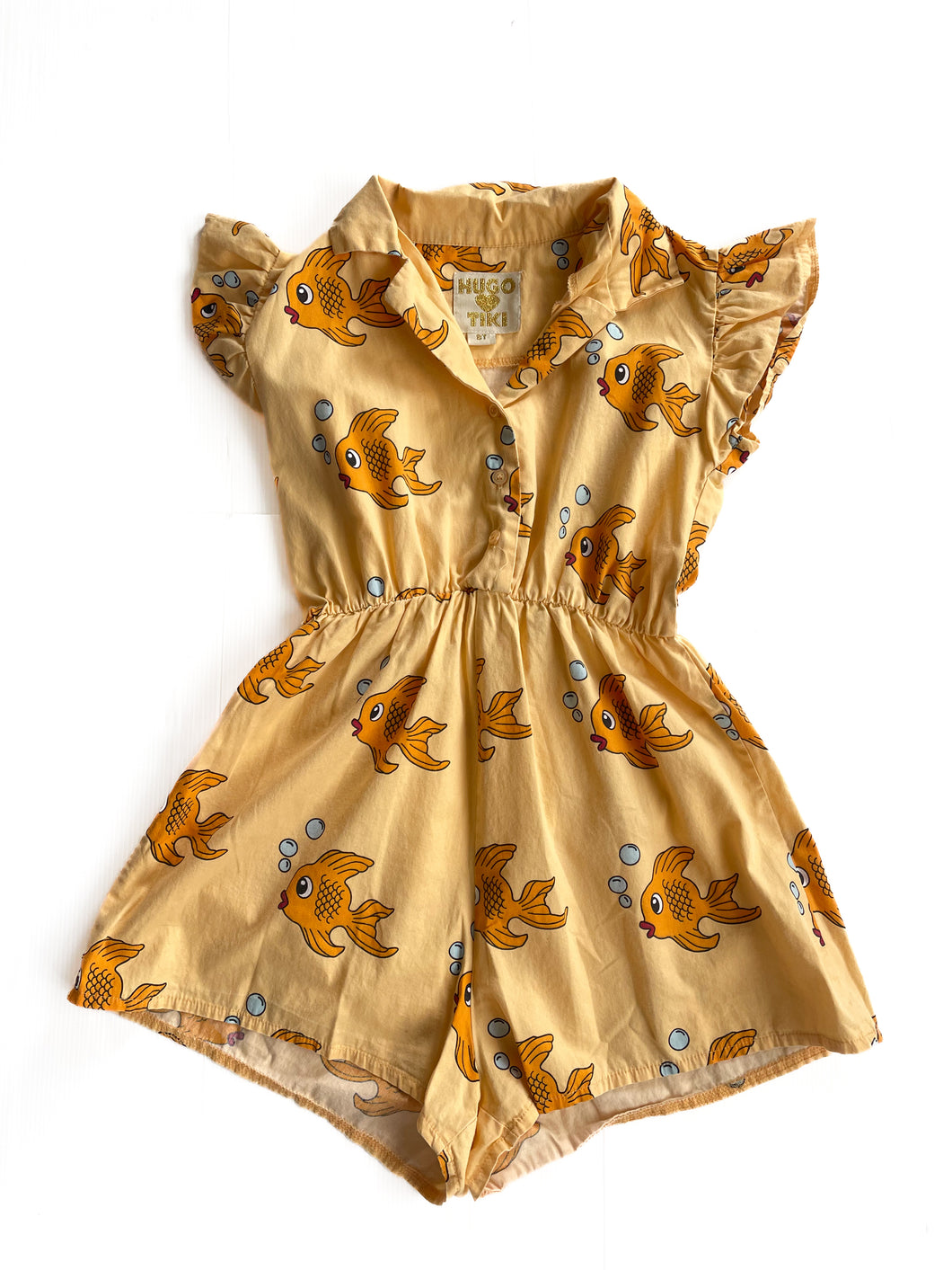 Hugo loves tiki playsuit (8Y)