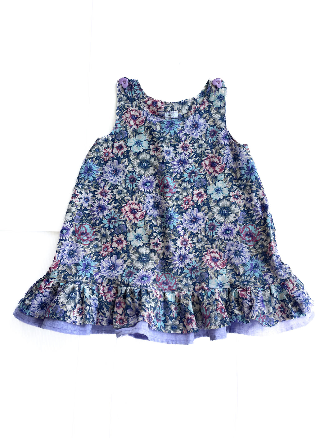Nz made vintage fabric dress (4Y)