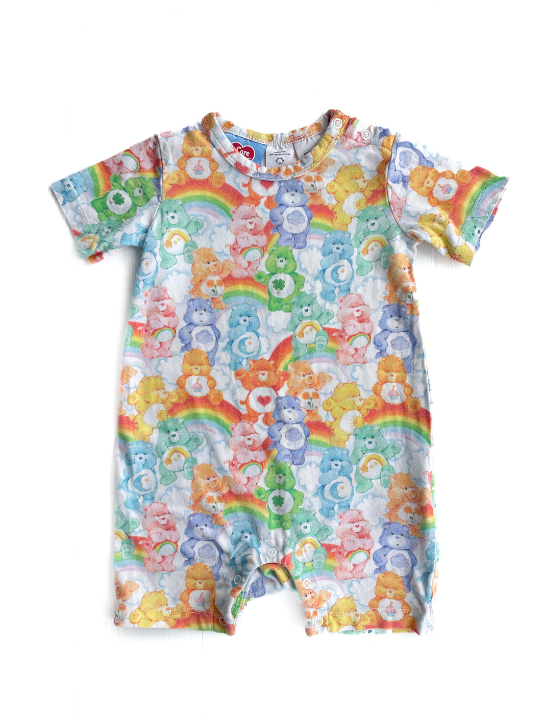 Cotton on care bear romper (1Y)