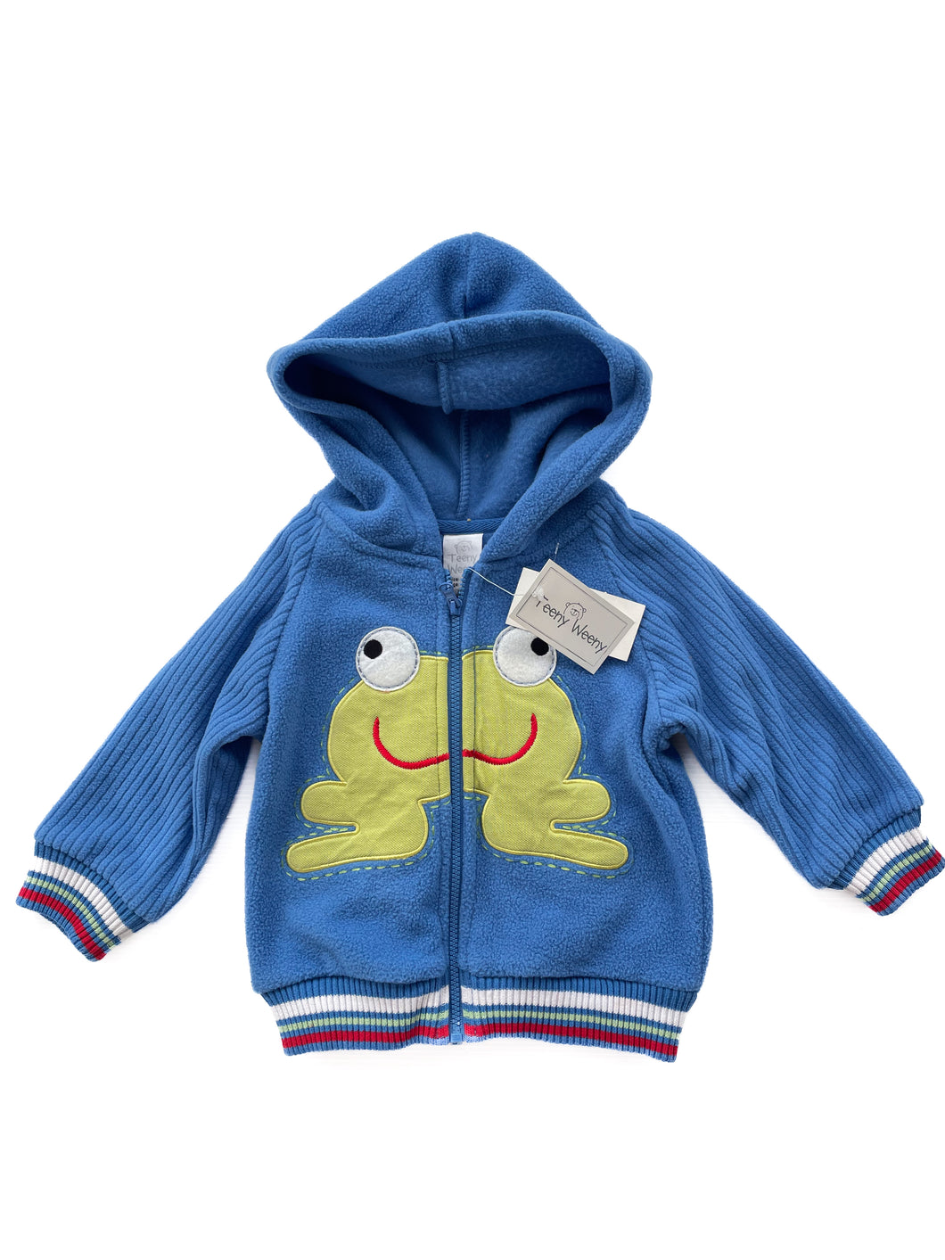 Teeny weeny zip up hoodie (6-9M)