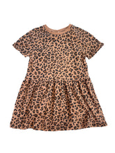 Load image into Gallery viewer, Cotton on leopard T-shirt dress (7Y)
