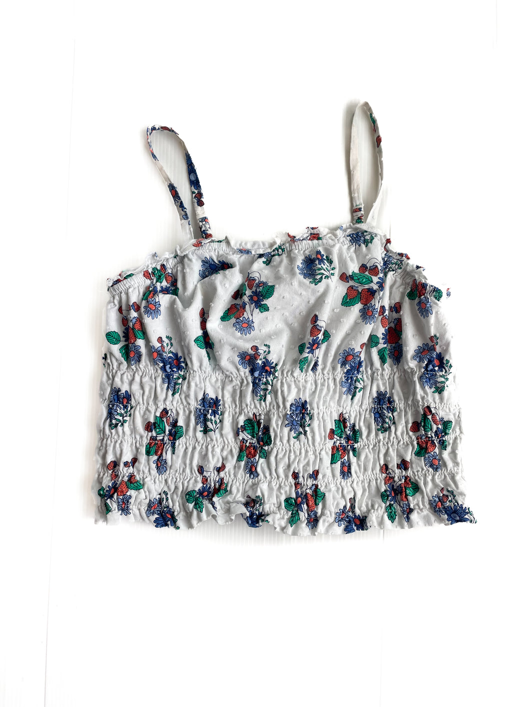 Seed shirred  cropped singlet (7Y)