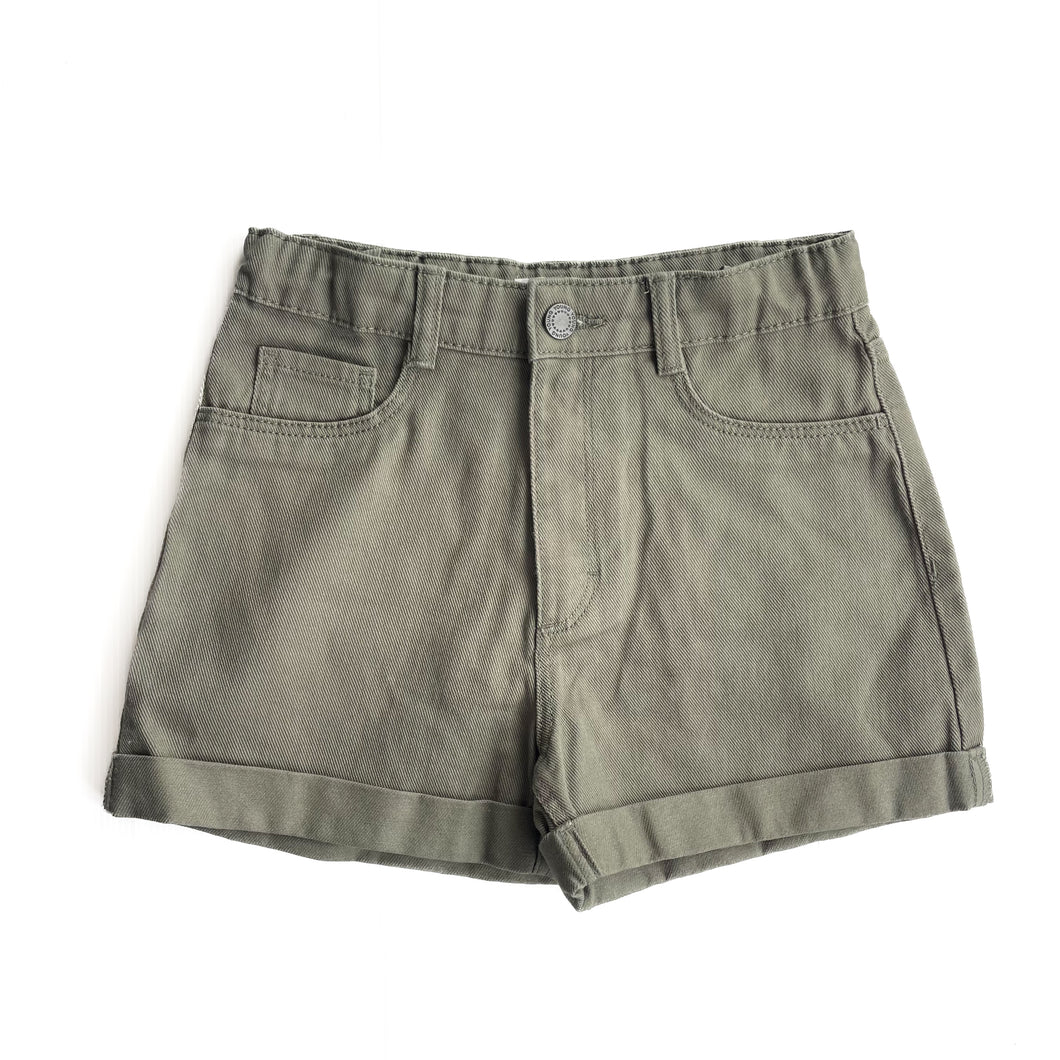 H&M khaki denim shorts (10-11Y)