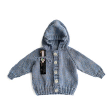 Load image into Gallery viewer, 100% wool knit cardigan NEW (6-12M)
