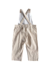 Load image into Gallery viewer, Miann &amp; Co cotton linen blend overalls NEW (3-6M)
