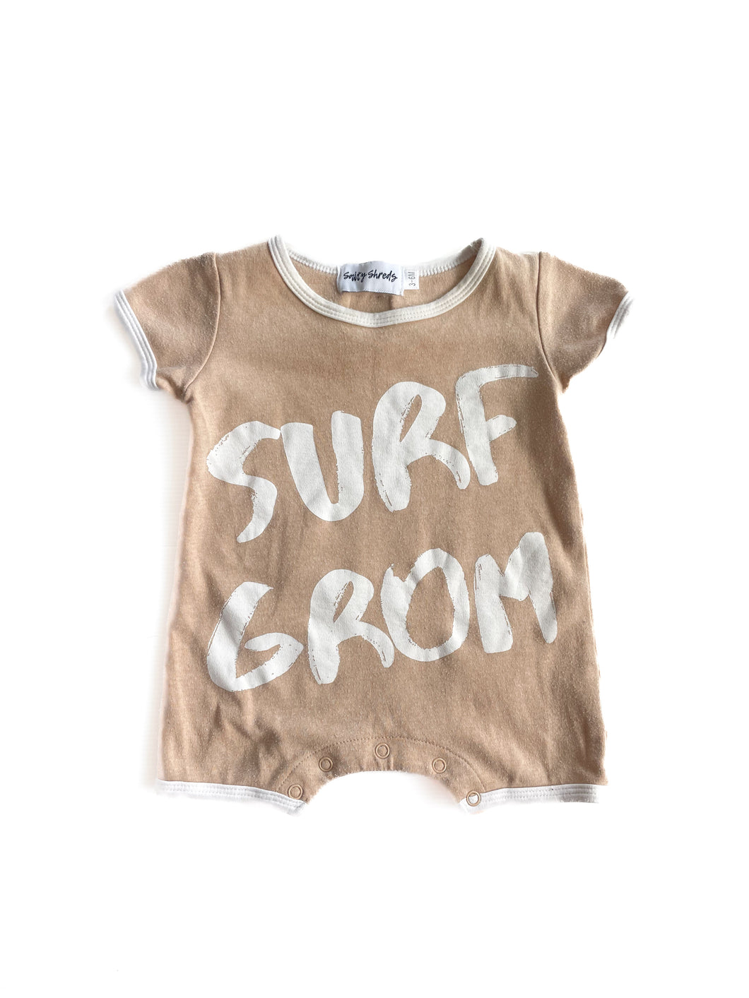 Salty shreds romper (3-6M)