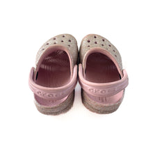 Load image into Gallery viewer, Glitter crocs (5C)
