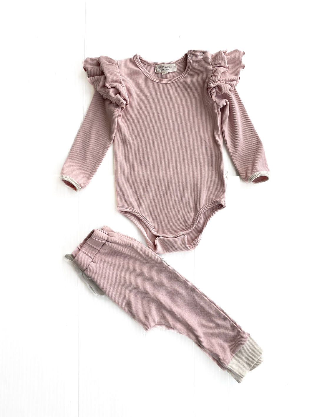 India & Grace bodysuit & pant set (1Y)