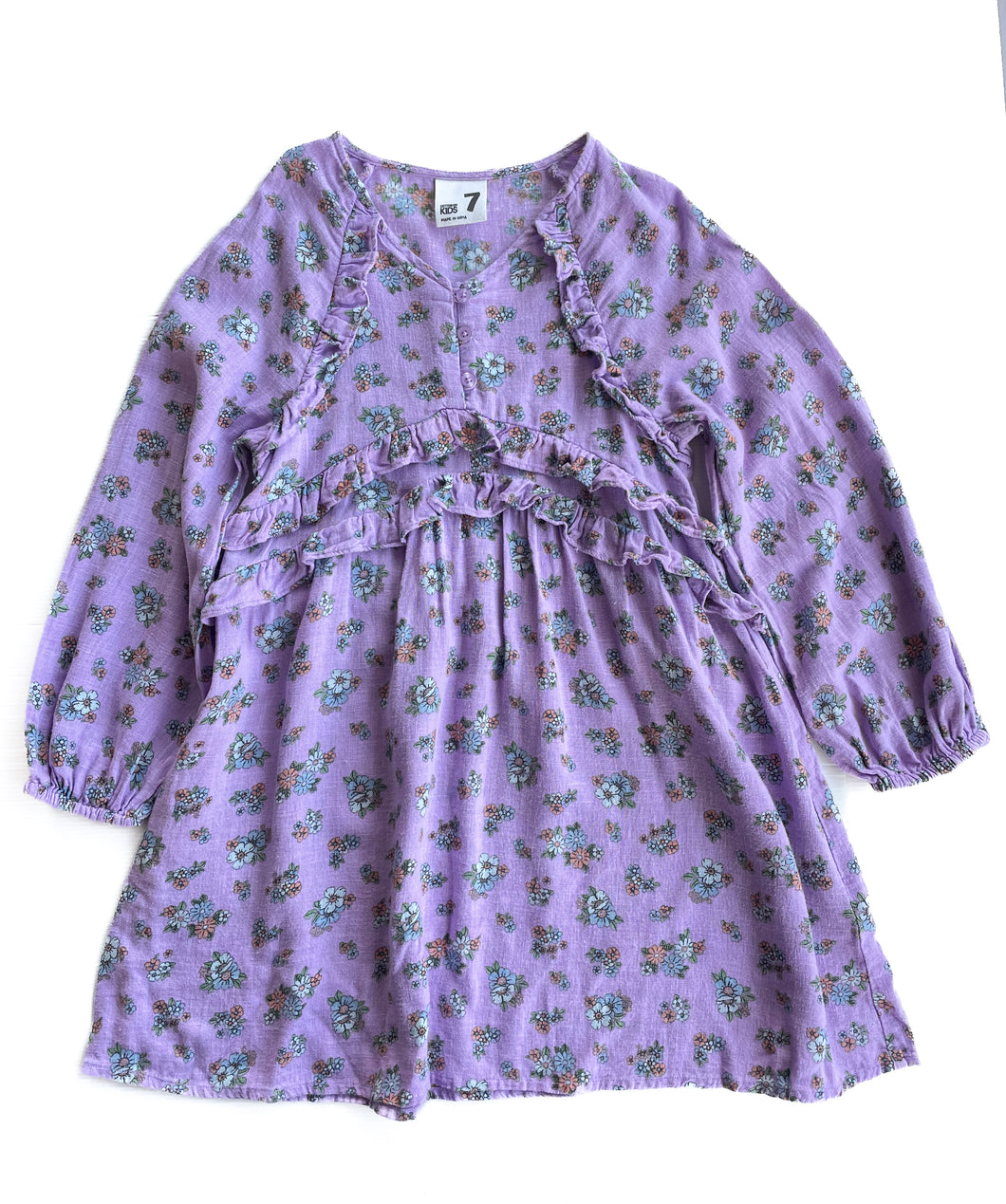 Cotton on long sleeve dress (7Y)