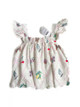 Load image into Gallery viewer, Cotton on flutter sleeve top NEW (4Y)
