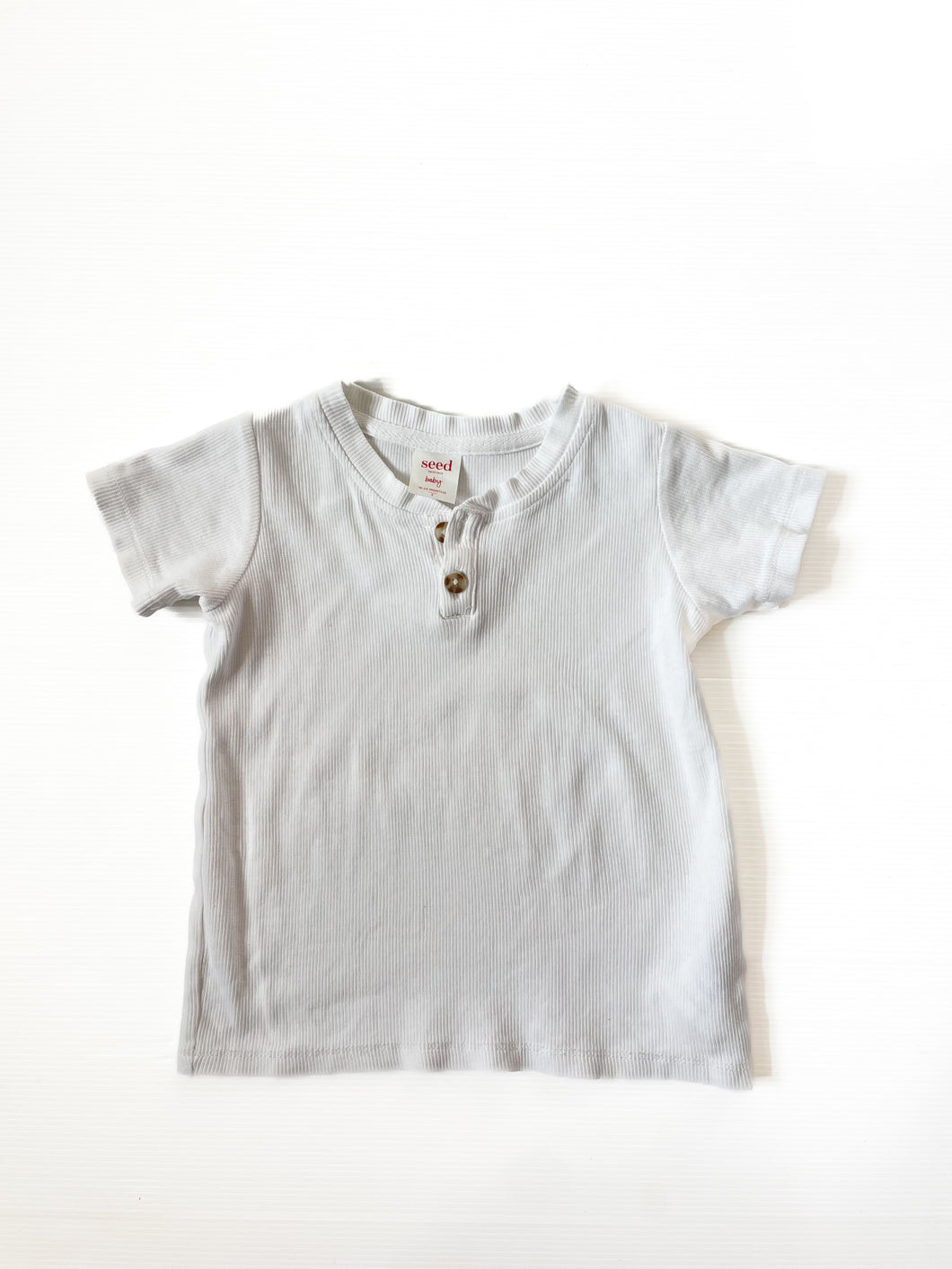 Seed ribbed T-shirt (2Y)