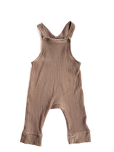 Load image into Gallery viewer, H&amp;M Organic cotton waffle overalls (6M)
