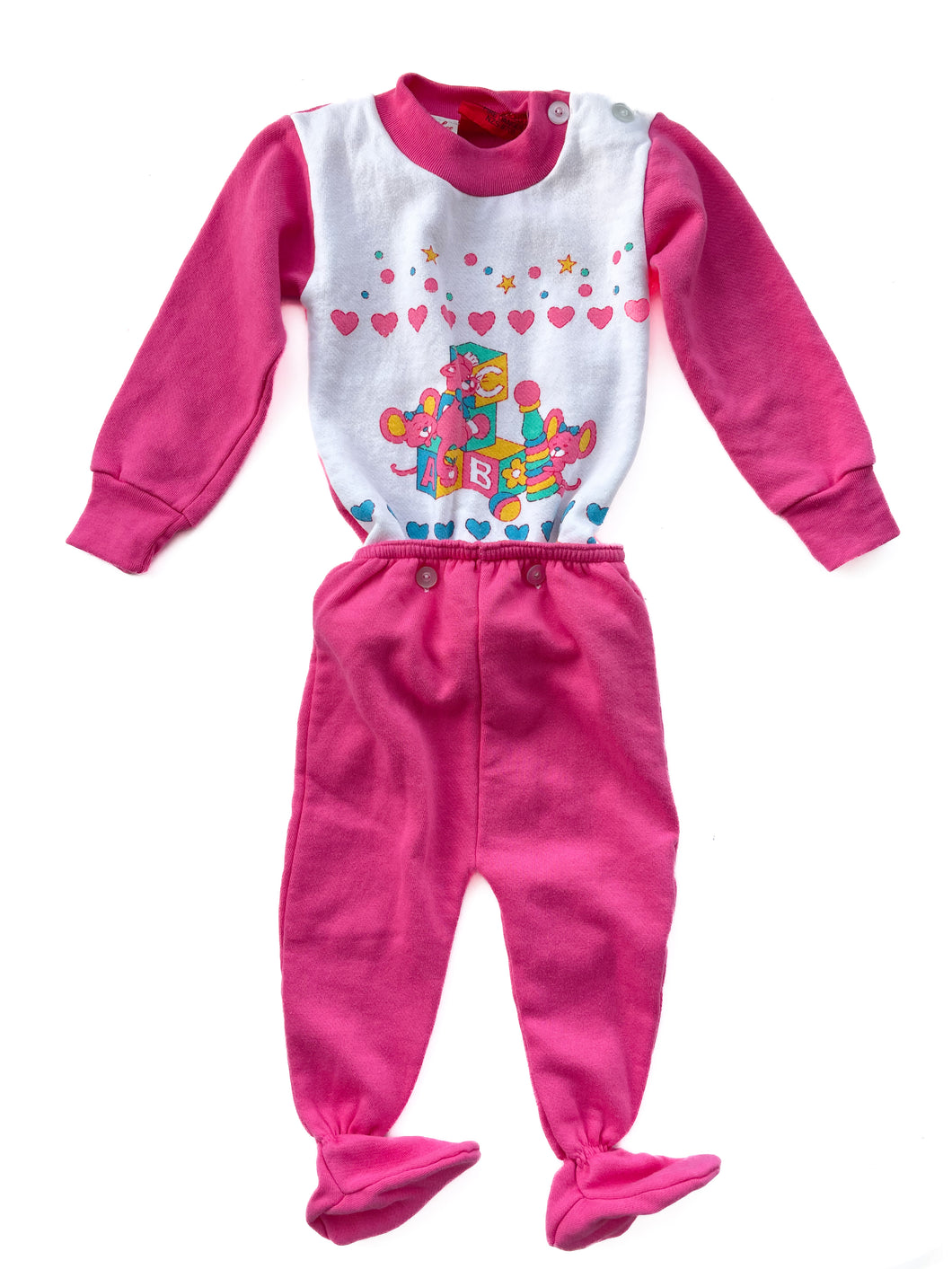 Bobbie Lee jumper &footed pants set (12M)