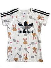 Load image into Gallery viewer, Adidas mini Rodini tshirt dress (6-7Y)
