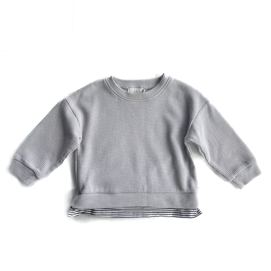 Lil lads boutique waffle jumper (6-12M)