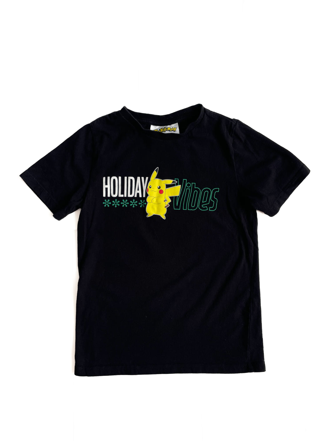 Pikachu Christmas T-shirt (8Y)