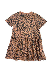 Load image into Gallery viewer, Cotton on leopard T-shirt dress (7Y)
