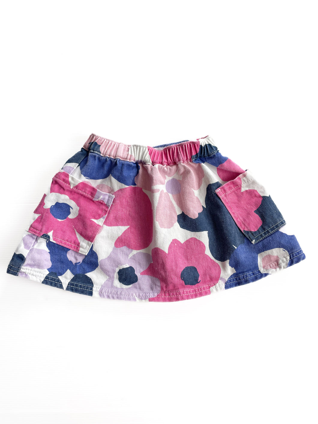 Cotton on floral denim skirt (1-2Y)