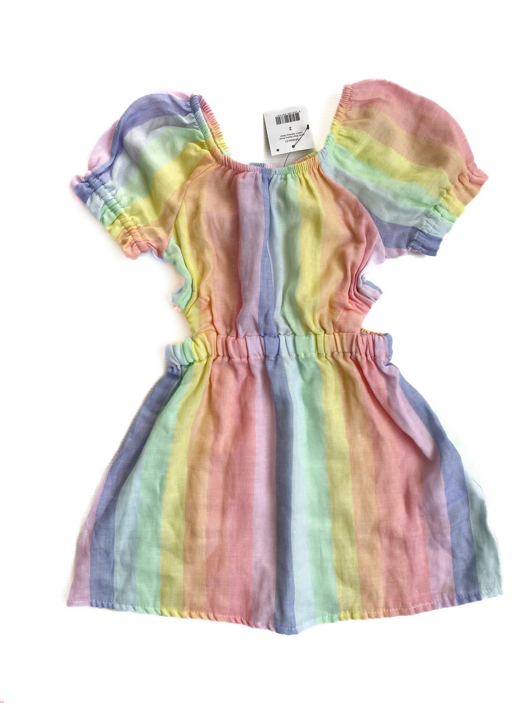 Cotton on rainbow dress NEW (2Y)