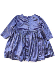 Load image into Gallery viewer, Vintage pumpkin patch velour dress (1Y)
