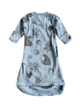 Load image into Gallery viewer, Merino kids Cocooi long sleeve sleeping gown (0-3M)
