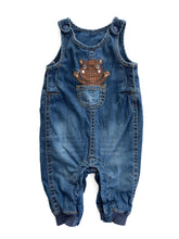 Load image into Gallery viewer, H&amp;M soft denim overalls (1-2M)
