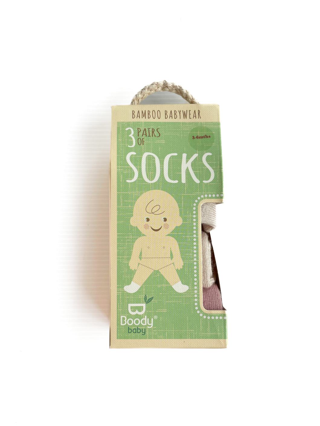 Boody baby bamboo socks NEW (3-6M)