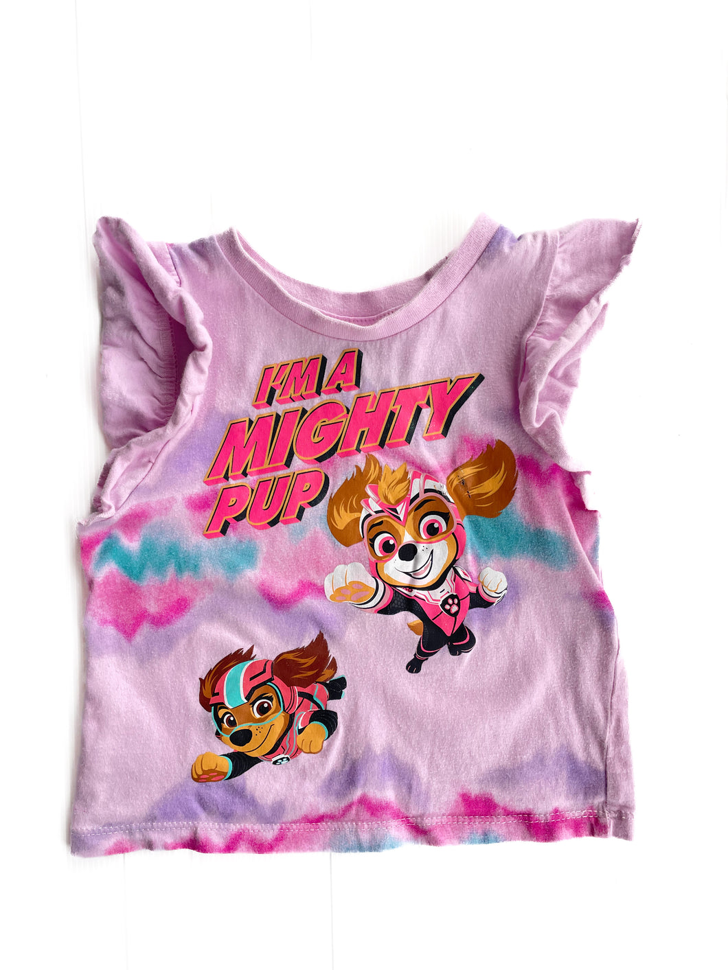 Paw patrol frill sleeve singlet (2Y)