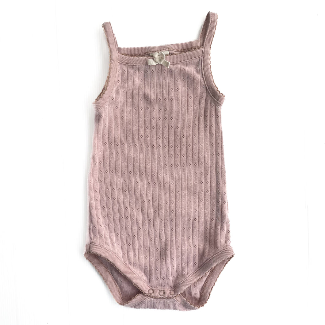 Nature baby pointelle bodysuit (6-12M)