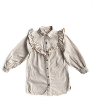 Load image into Gallery viewer, Seed frill detail denim dress (4Y)
