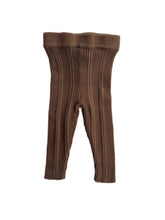 Load image into Gallery viewer, Grown ribbed organic tights (0-3M)
