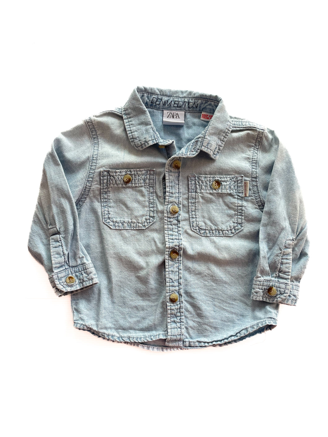 Zara denim shirt (9-12M)