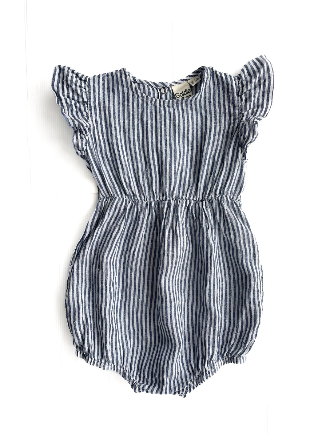 Goldie + Ace linen romper (1Y)