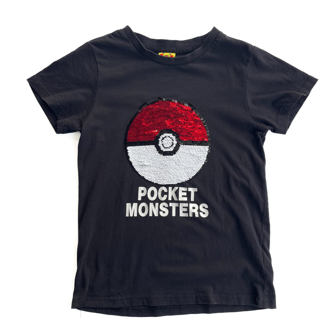 Pocket monsters sequin change T-shirt (8-10Y)
