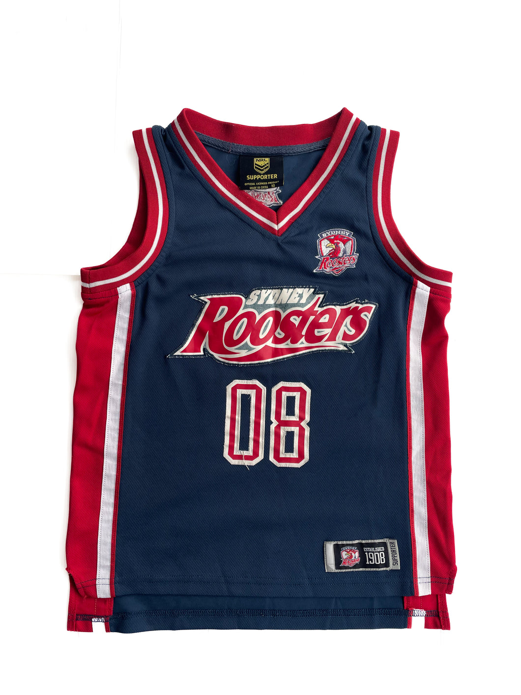 NRL Sydney roosters singlet (10Y)