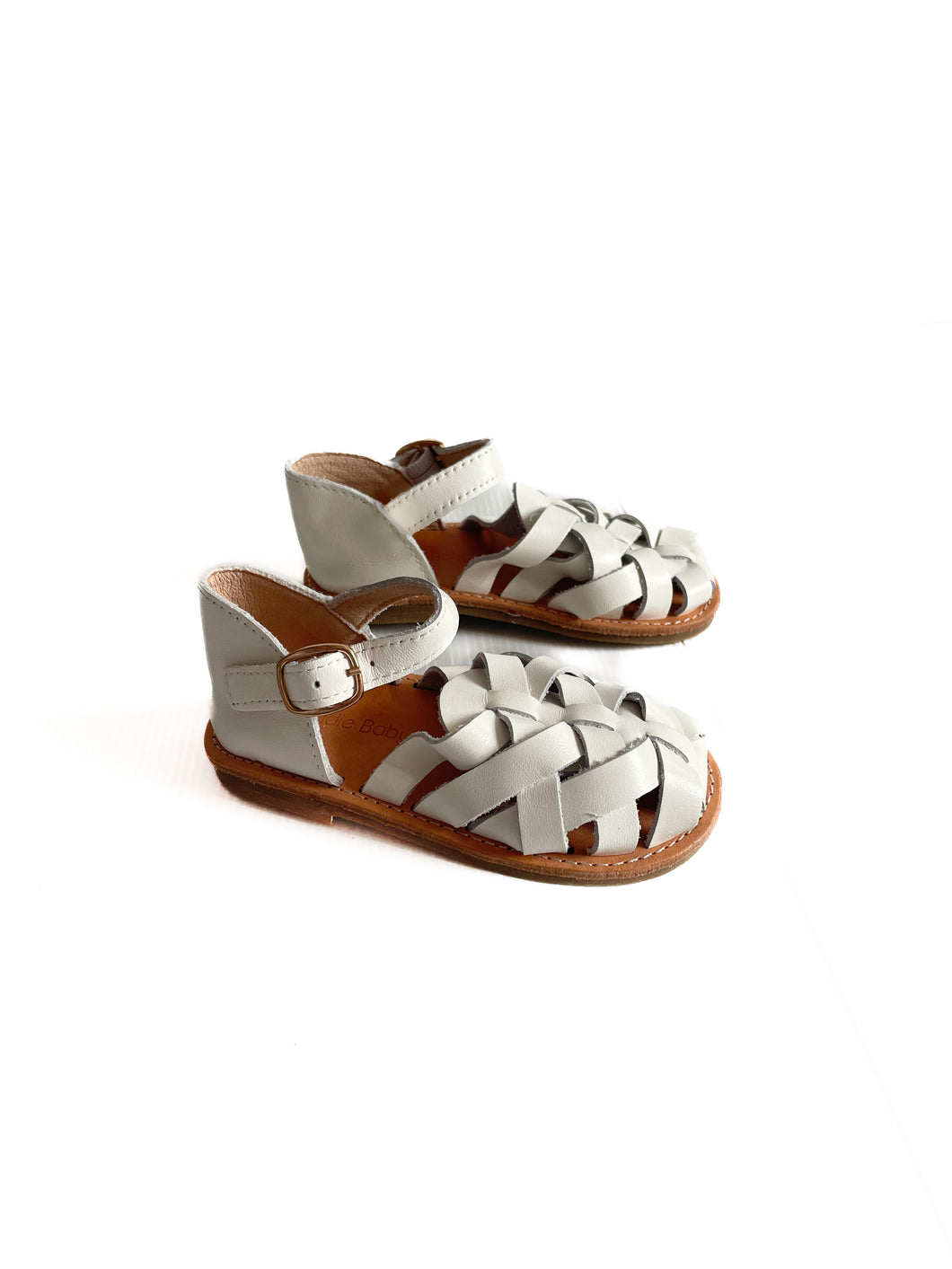 Sadie baby leather sandals NEW (6C)