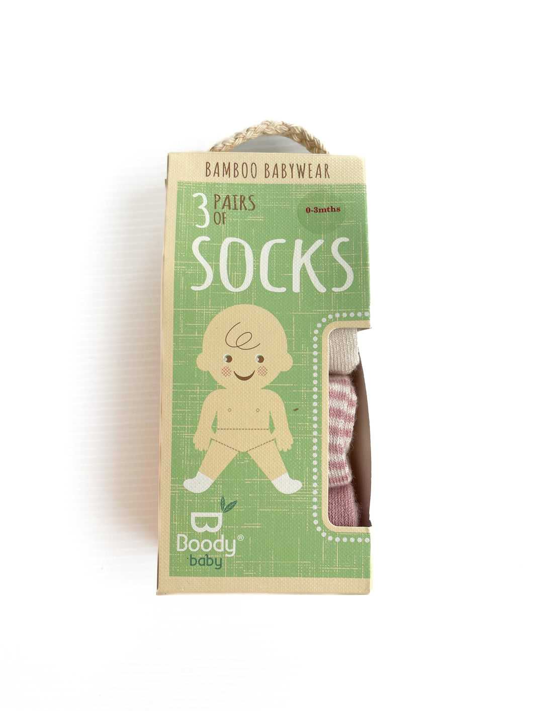 Boody baby bamboo socks NEW (0-3M)