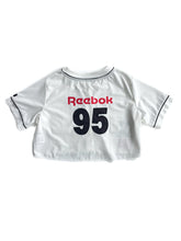 Load image into Gallery viewer, H&amp;M  X reebok cropped shirt NEW (11-12Y)

