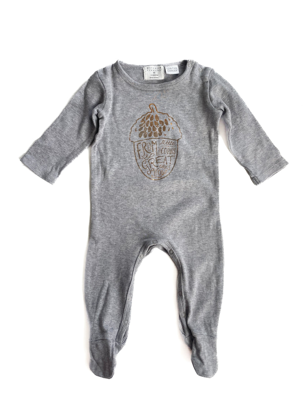 Wilson & Frenchy onesie (3-6M)