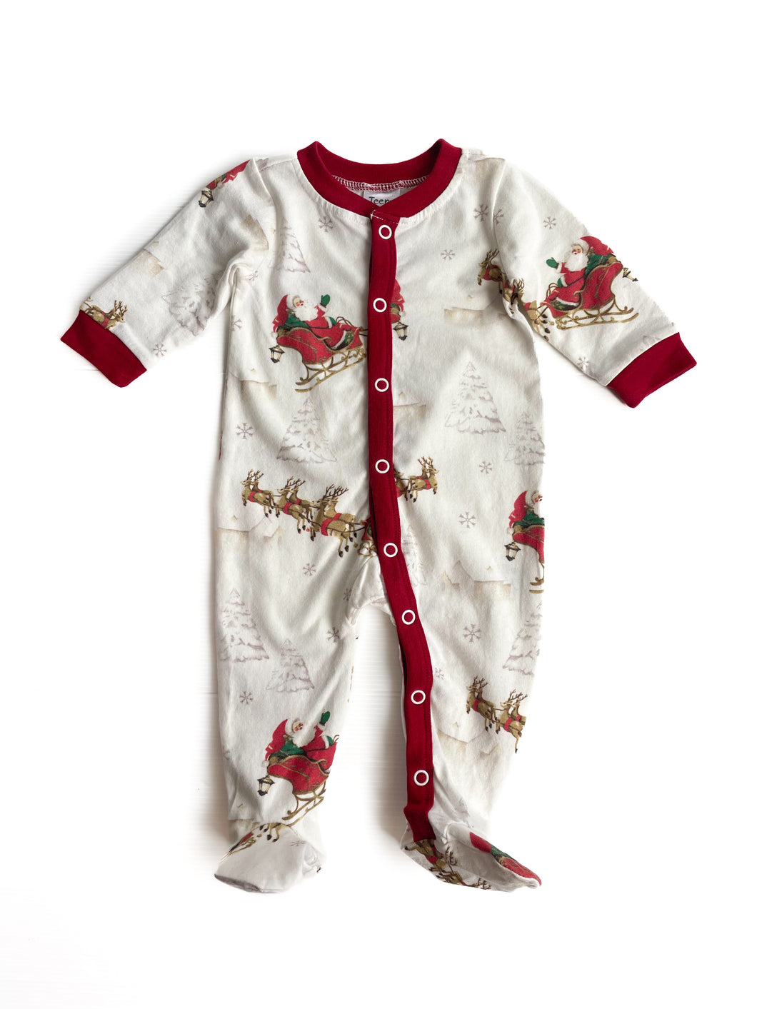 Teeny weeny Christmas onesie (nb)