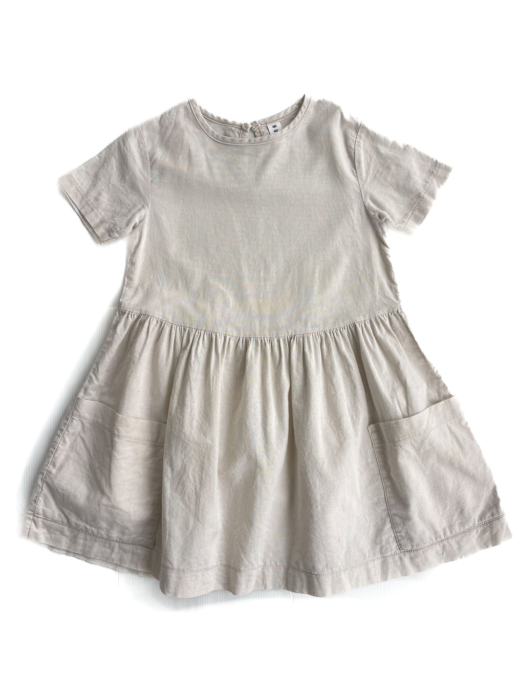 Hux linen blend dress (5Y)