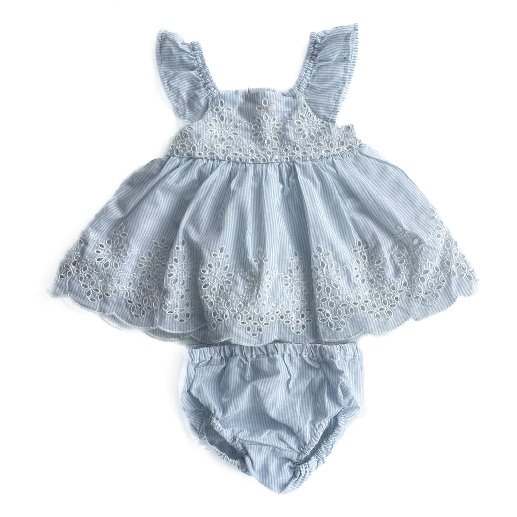 Teeny weeny dress & bloomer set NEW (0-3M)